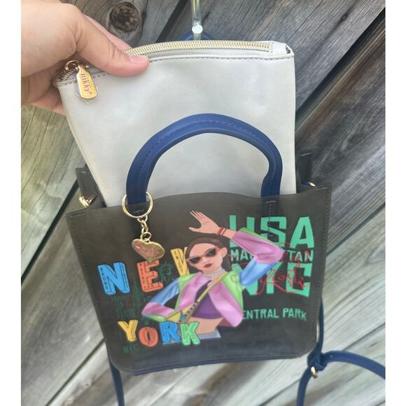 Nikky by Nicole Lee New York Crossbody Bag w/ Charm & Removable Pouch | HTF GUC - Picture 5 of 10